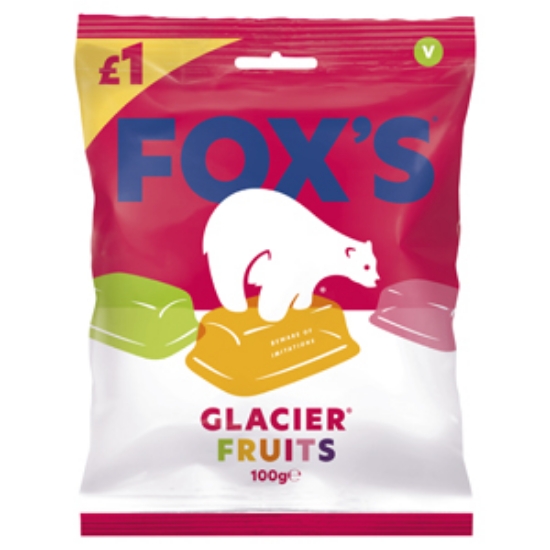 Picture of Bags Foxs Fruits 100g PM £1 x12